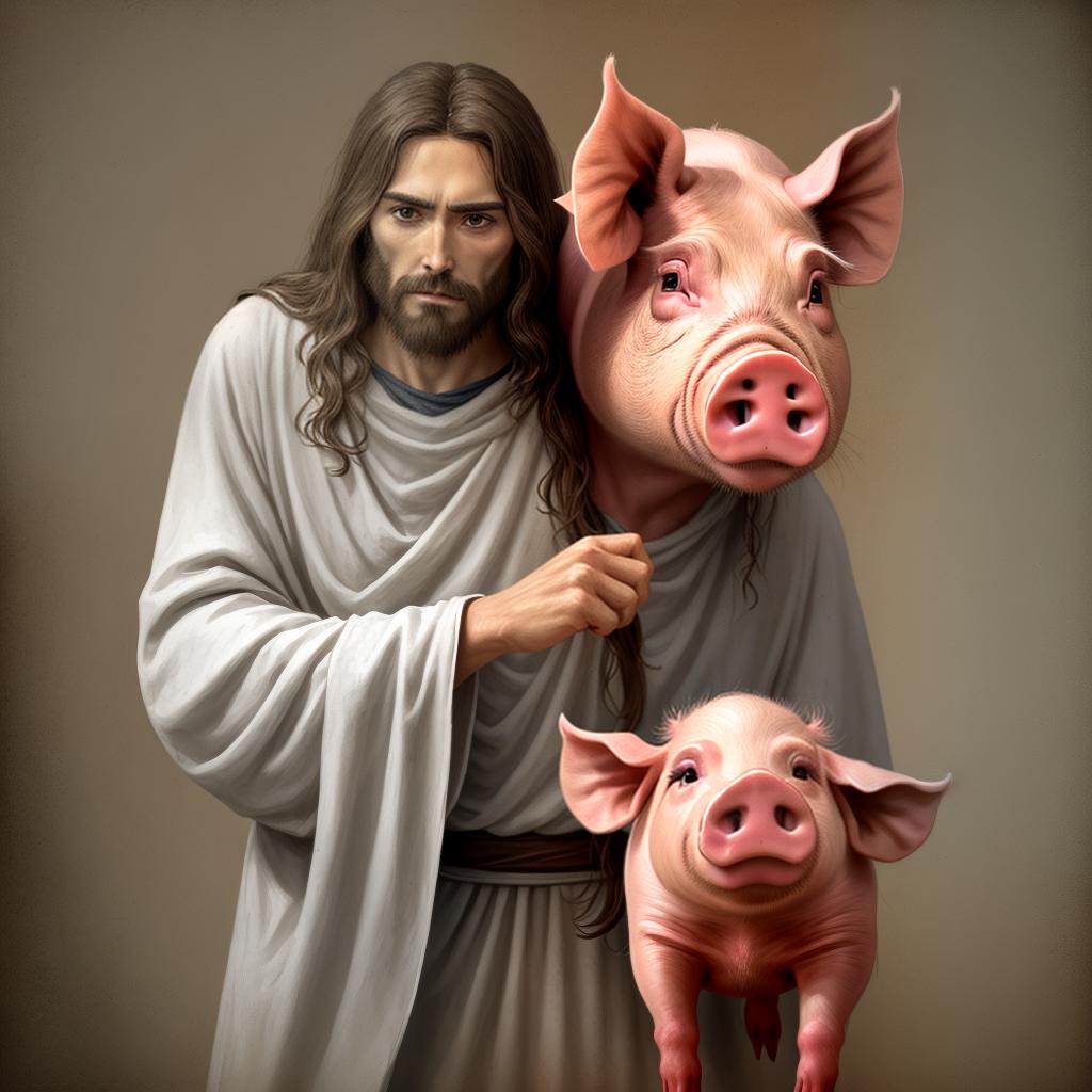  jesus christ is a pig