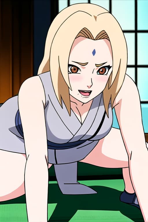  (Tsunade:1.2),(masterpiece, best quality:1.2), illustration, absurdres, highres, extremely detailed,fullbody,((((((sex)))))),body,thin,ahegao/fucked silly,,((((cum in pussy)))),pink,pink,,sexually suggestive,heart-shaped pupils,((leg apart)),kimono,gigantic