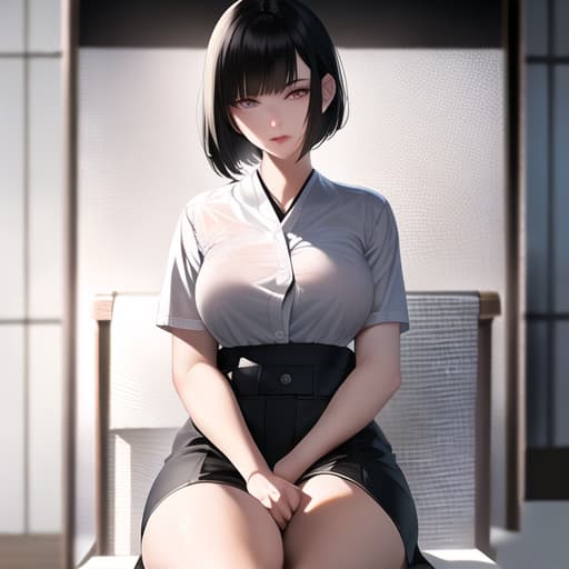  Black hair bob cut, elementary student, uniform, open legs, greatly , open legs, no , look in the area, and drip white fluid from the area, (Masterpiece, BestQuality:1.3), (ultra detailed:1.2), (hyperrealistic:1.3), (RAW photo:1.2),High detail RAW color photo, professional photograph, (Photorealistic:1.4), (realistic:1.4), ,professional lighting, (japanese), beautiful face, (realistic face)