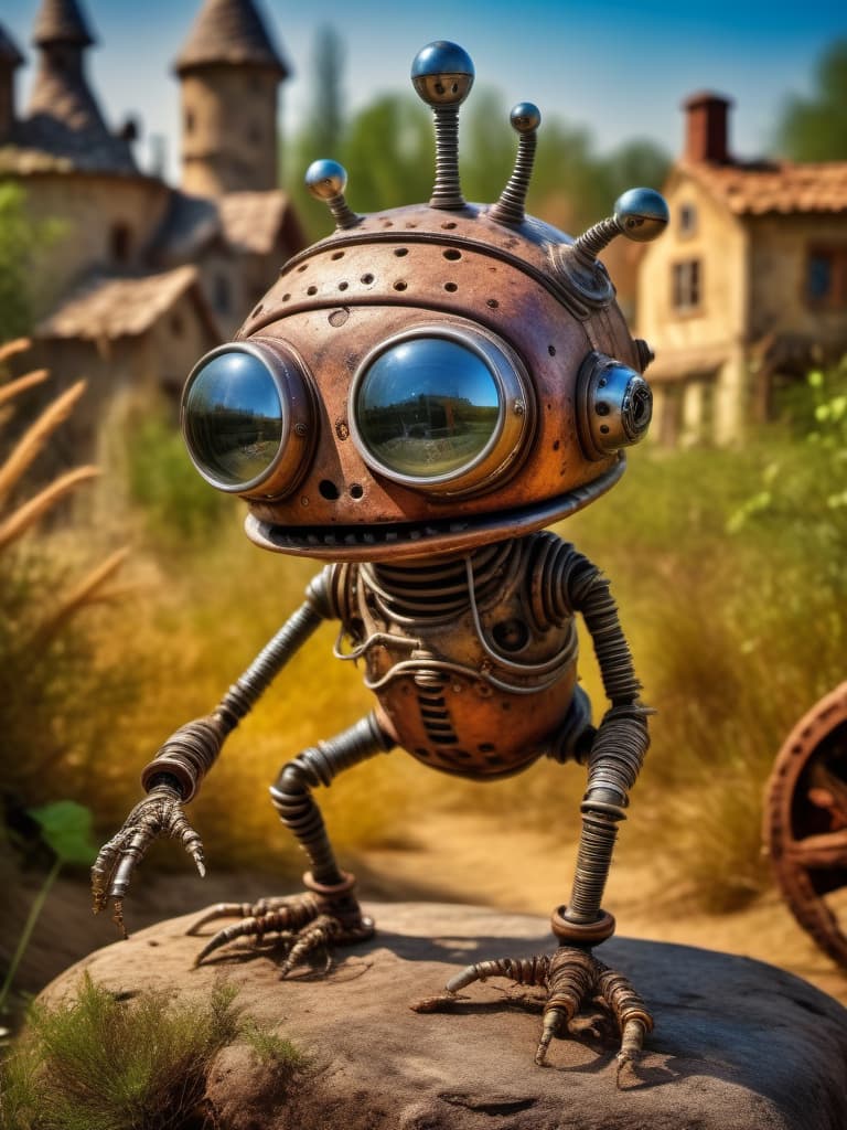  HDR photo of dynamic pose, Machinarium, fantasy, beautiful, highly detailed RAW photo, (action movement, three-dimensional picture, impressive) . High dynamic range, vivid, rich details, clear shadows and highlights, realistic, intense, enhanced contrast, highly detailed
