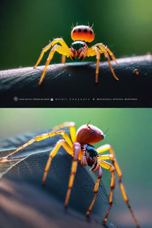  Spider hyperrealistic, full body, detailed clothing, highly detailed, cinematic lighting, stunningly beautiful, intricate, sharp focus, f/1. 8, 85mm, (centered image composition), (professionally color graded), ((bright soft diffused light)), volumetric fog, trending on instagram, trending on tumblr, HDR 4K, 8K