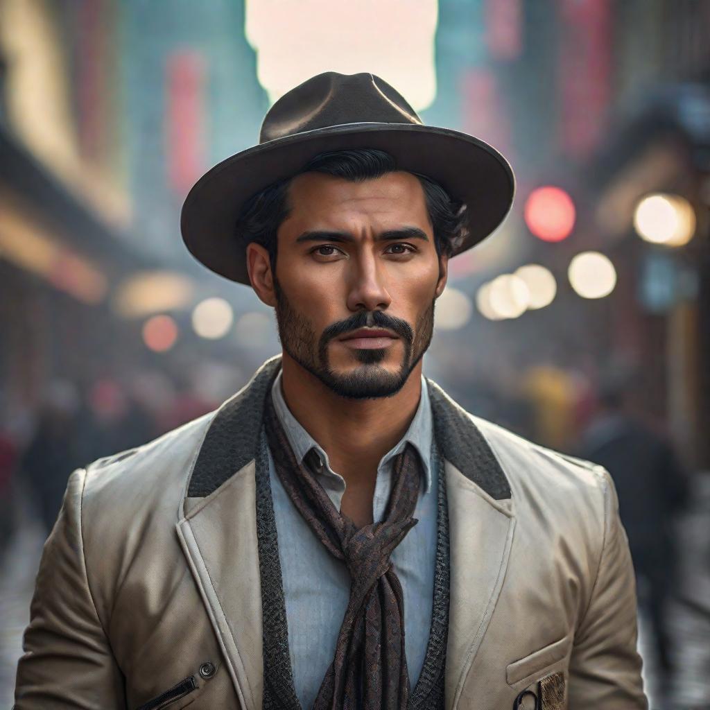  Hombre joven guapo hyperrealistic, full body, detailed clothing, highly detailed, cinematic lighting, stunningly beautiful, intricate, sharp focus, f/1. 8, 85mm, (centered image composition), (professionally color graded), ((bright soft diffused light)), volumetric fog, trending on instagram, trending on tumblr, HDR 4K, 8K