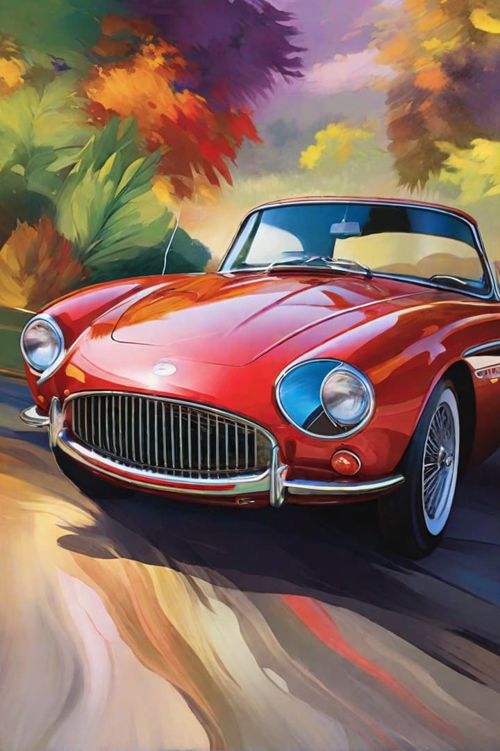  Express your creativity through digital painting. Transform the canvas with a palette of colors, blending and shading to create your own unique masterpiece: Car