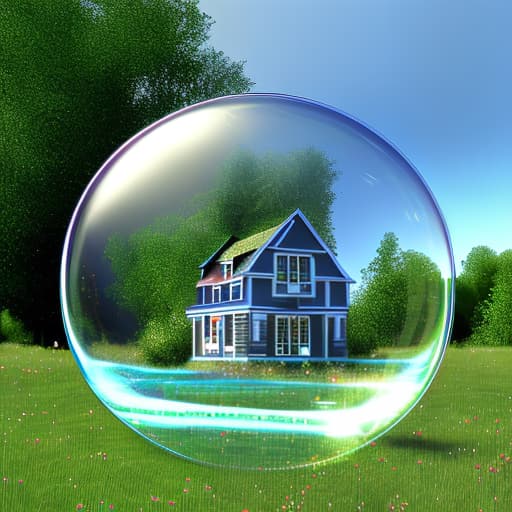 mdjrny-v4 style a home built in a huge Soap bubble, windows