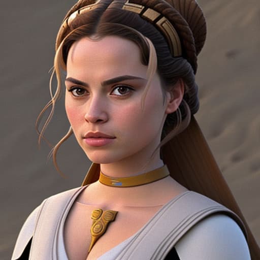  a realistic looking padme amadala from star wars