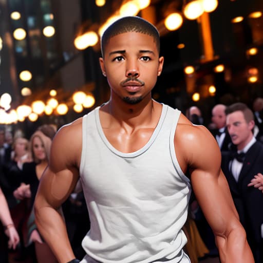  Michael b jordan is does a pic poc dance gif