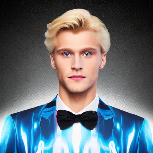 portrait+ style Russian queer strictly come Dancing condensant blonde hunk dude face