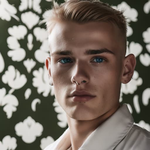 portrait+ style czech homosexual twink blonde very cute dude face