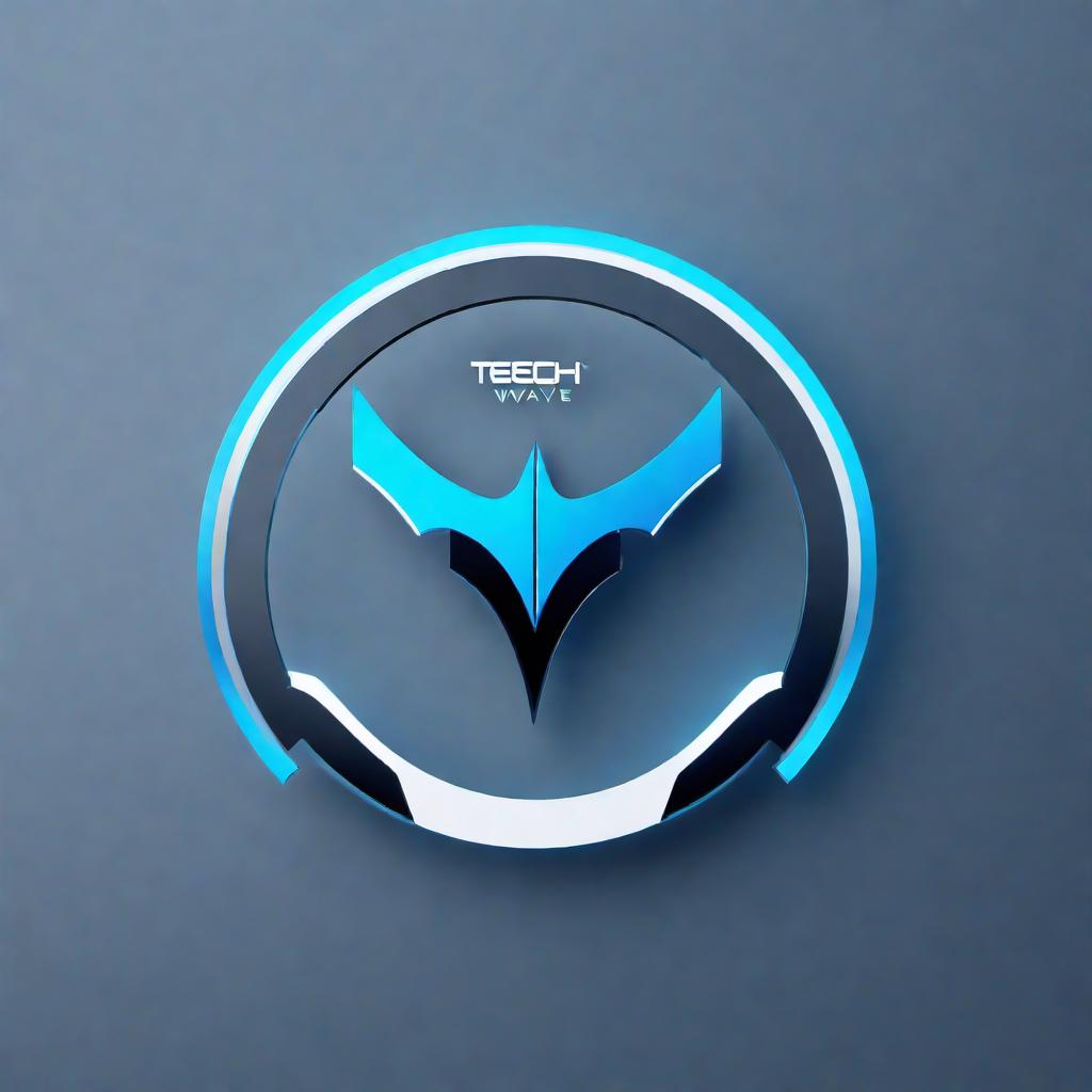  Design a modern and sleek logo for a tech startup company named 'TechWave'. The logo should incorporate symbols or elements representing technology and innovation, with a color scheme of blue and silver. The design should be simple yet professional, suitable for a cutting-edge technology firm. hyperrealistic, full body, detailed clothing, highly detailed, cinematic lighting, stunningly beautiful, intricate, sharp focus, f/1. 8, 85mm, (centered image composition), (professionally color graded), ((bright soft diffused light)), volumetric fog, trending on instagram, trending on tumblr, HDR 4K, 8K