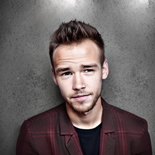 portrait+ style liam payne queer face