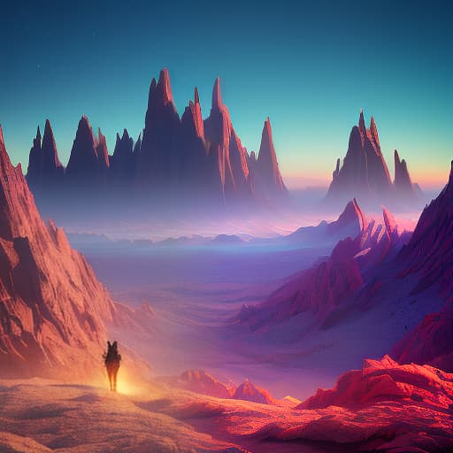  A view from the black, bottomless cosmos. A pirate planet. An fire purple colored one with a desert landscape., (Surrealism), dreamlike , distorted , abstract , symbolic hyperrealistic, full body, detailed clothing, highly detailed, cinematic lighting, stunningly beautiful, intricate, sharp focus, f/1. 8, 85mm, (centered image composition), (professionally color graded), ((bright soft diffused light)), volumetric fog, trending on instagram, trending on tumblr, HDR 4K, 8K