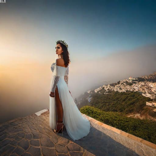  Haifa Wahbi hyperrealistic, full body, detailed clothing, highly detailed, cinematic lighting, stunningly beautiful, intricate, sharp focus, f/1. 8, 85mm, (centered image composition), (professionally color graded), ((bright soft diffused light)), volumetric fog, trending on instagram, trending on tumblr, HDR 4K, 8K