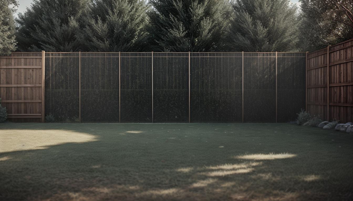  cinematic, aesthetic, a woven fence, demarcating a boundary, subtle separation, intertwined materials, clear distinction, inside versus outside, us versus them, rustic design, protective barrier, defining limits, 4k, HDR, lens flare