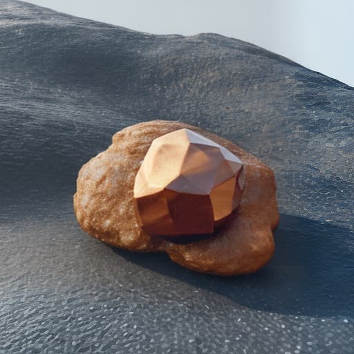 redshift style iron nugget, transparent background, icon, PNG file