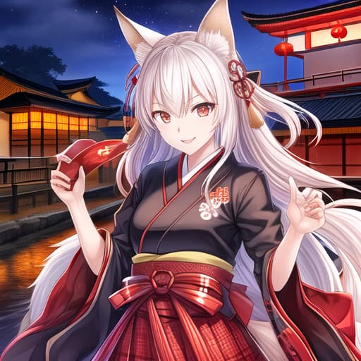  Suitable background for the Avatar: Kitsune Rida, without me in the background. At night. Japan style.