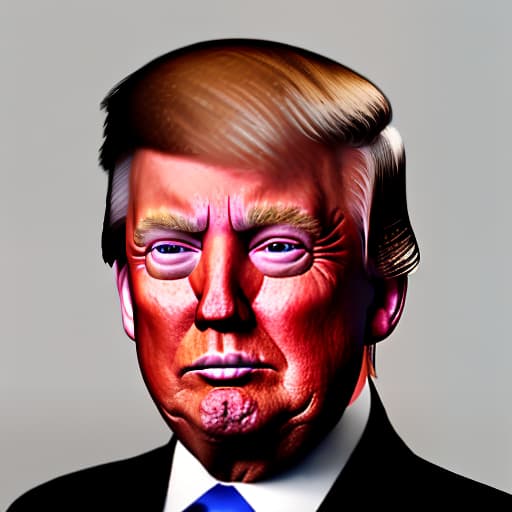 redshift style Donald Trump. Background that reflects energy and passion for work.