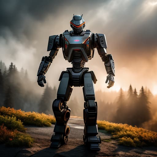  many army robots hyperrealistic, full body, detailed clothing, highly detailed, cinematic lighting, stunningly beautiful, intricate, sharp focus, f/1. 8, 85mm, (centered image composition), (professionally color graded), ((bright soft diffused light)), volumetric fog, trending on instagram, trending on tumblr, HDR 4K, 8K