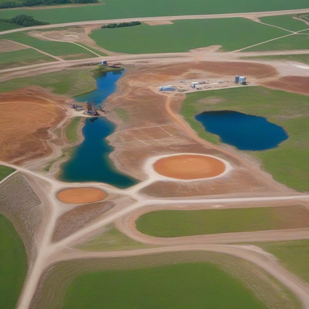  Gravel production place - quarry