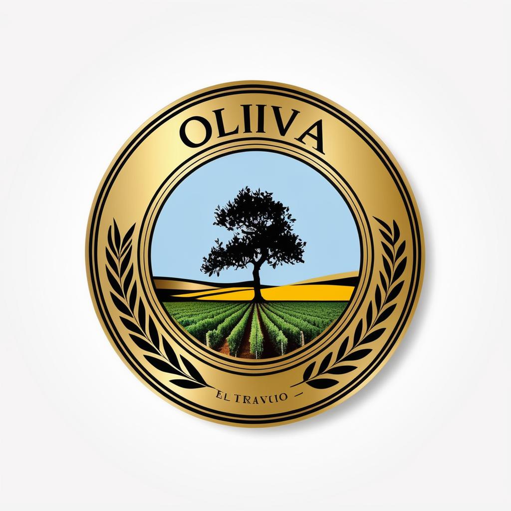  Logo, Un logo de aceite de oliva con el nombre TRIASICO