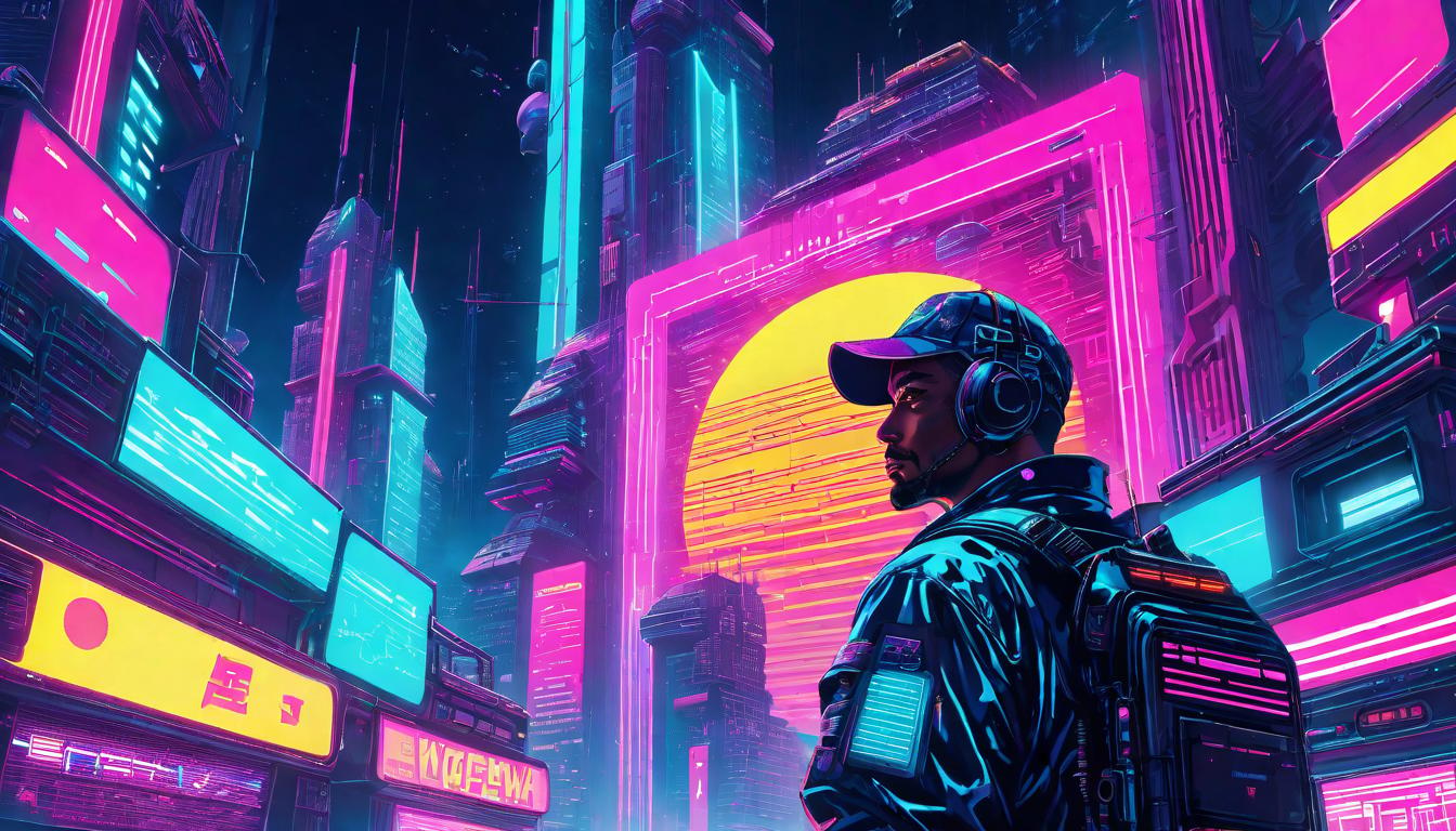  vaporwave,cyberpunk game style Potent visions, cosmic forces aligning, radiant glow, empowered presence, mystical energyeon, dystopian, futuristic, digital, vibrant, detailed, high contrast, reminiscent of cyberpunk genre video games,retro aesthetic, cyberpunk, vibrant, neon colors, vintage 80s and 90s style, highly detailed