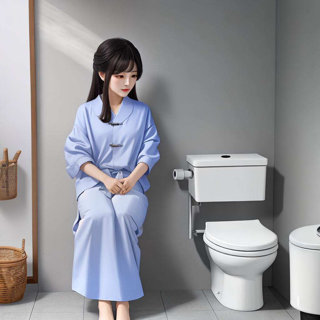  Masterpiece, best quality, Lin Guangmei steals toilet stool