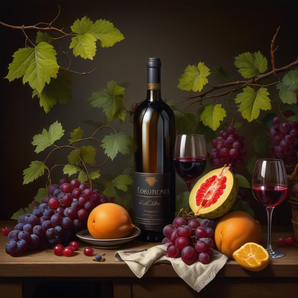  typographic art Fruit and wine still life, by Catherine Abel, Caspar David Friedrich, Leonardo da Vinci, Artgerm, Intricate, Elegant, Digital Illustration, Scenic, Hyper Realistic, Hyper Detailed, 16k, Sharp Focus, Artstation . stylized, intricate, detailed, artistic, text based hyperrealistic, full body, detailed clothing, highly detailed, cinematic lighting, stunningly beautiful, intricate, sharp focus, f/1. 8, 85mm, (centered image composition), (professionally color graded), ((bright soft diffused light)), volumetric fog, trending on instagram, trending on tumblr, HDR 4K, 8K