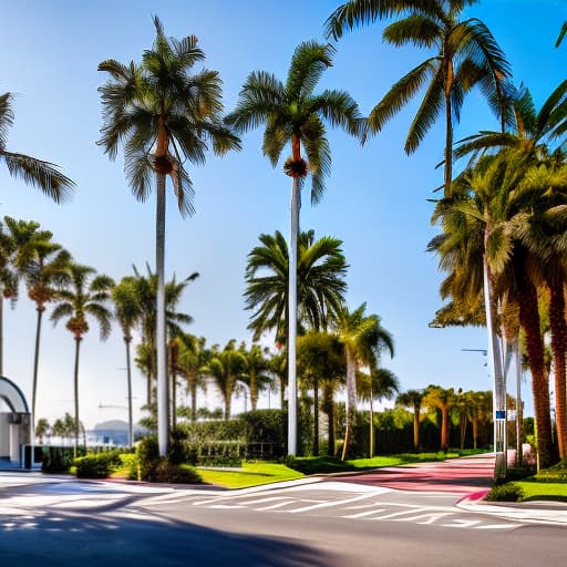 nvinkpunk Palm Trees Apply the Following Styles Electrifying Art hyperrealistic, full body, detailed clothing, highly detailed, cinematic lighting, stunningly beautiful, intricate, sharp focus, f/1. 8, 85mm, (centered image composition), (professionally color graded), ((bright soft diffused light)), volumetric fog, trending on instagram, trending on tumblr, HDR 4K, 8K