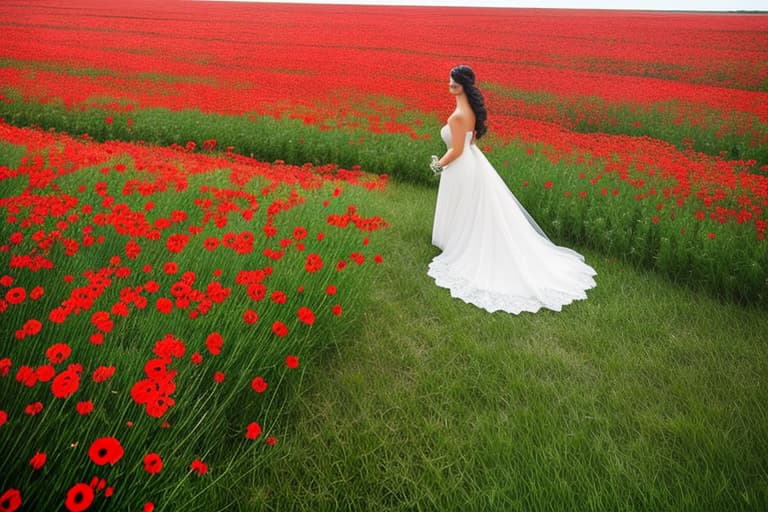  creates an realistic image with a field of poppies and lot of dandelion with a small Provençal house hyperrealistic, full body, detailed clothing, highly detailed, cinematic lighting, stunningly beautiful, intricate, sharp focus, f/1. 8, 85mm, (centered image composition), (professionally color graded), ((bright soft diffused light)), volumetric fog, trending on instagram, trending on tumblr, HDR 4K, 8K