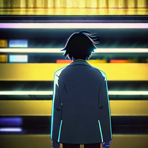  Makoto Shinkai style. semi - realistic anime style. asian. black hair. blurry. blurry background. blurry foreground. depth of field. lips. looking at viewer. realistic. solo. fashion. cinematic. 3D