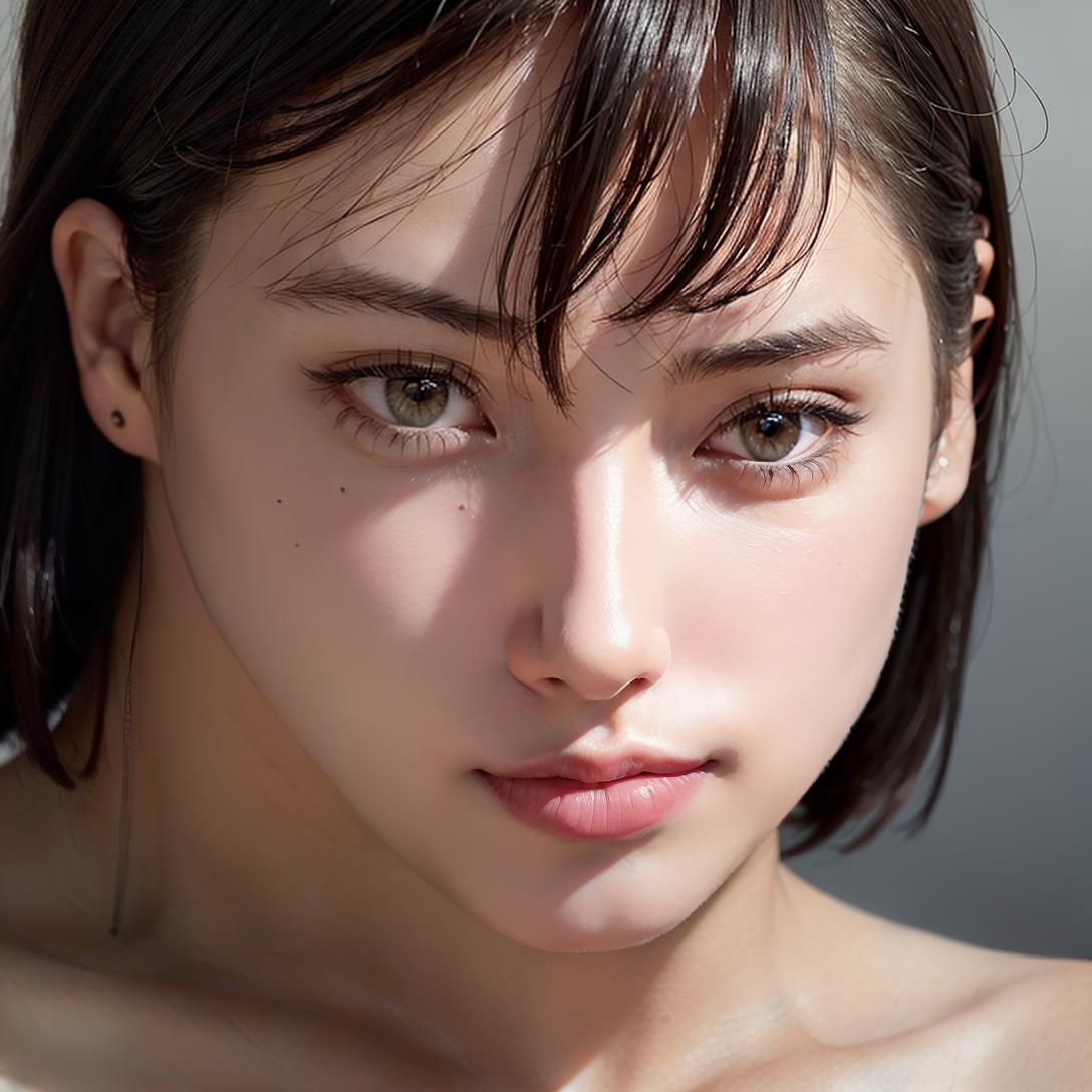  Beauty, headphones, beautiful eyes, all studies smiles, short hair, (Masterpiece, BestQuality:1.3), (ultra detailed:1.2), (hyperrealistic:1.3), (RAW photo:1.2),High detail RAW color photo, professional photograph, (Photorealistic:1.4), (realistic:1.4), ,professional lighting, (japanese), beautiful face, (realistic face)