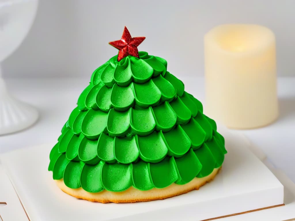  A closeup ultradetailed image of a beautifully decorated Christmas sugar cookie, intricately piped with festive red and green icing, sprinkled with shimmering edible glitter. hyperrealistic, full body, detailed clothing, highly detailed, cinematic lighting, stunningly beautiful, intricate, sharp focus, f/1. 8, 85mm, (centered image composition), (professionally color graded), ((bright soft diffused light)), volumetric fog, trending on instagram, trending on tumblr, HDR 4K, 8K