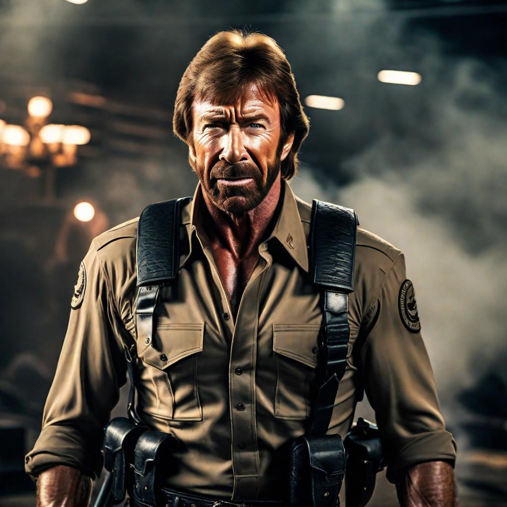  chuck norris killing jeets hyperrealistic, full body, detailed clothing, highly detailed, cinematic lighting, stunningly beautiful, intricate, sharp focus, f/1. 8, 85mm, (centered image composition), (professionally color graded), ((bright soft diffused light)), volumetric fog, trending on instagram, trending on tumblr, HDR 4K, 8K