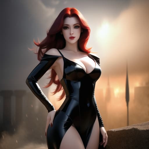  Jessica Rabbit beautiful charismatic ,athletic body, gorgeous figure, interesting shapes, full body shot, dark eye makeup, in the style of jessica drossin, --ar 51:91, , , (masterpiece, best quality:1.5), HDR 4K, 8K