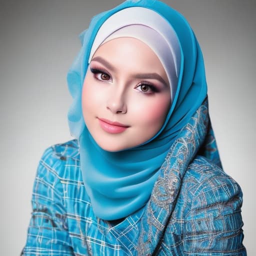 portrait+ style Kondisi cantik memakai jilbab dengan berbagai macam warna dan gaya