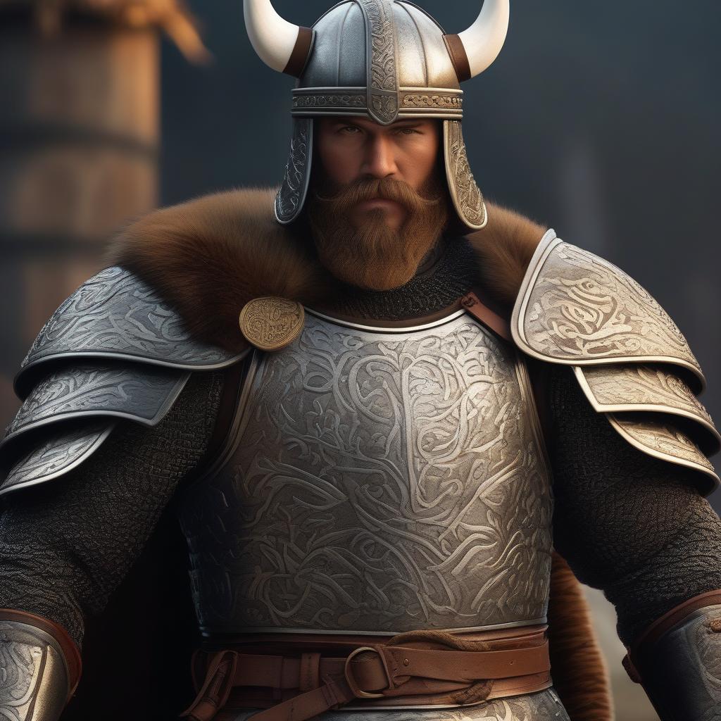  A viking superhero, chine mail armor , ((masterpiece)), best quality, very detailed, high resolution, sharp, sharp image, extremely detailed, 4k, 8k