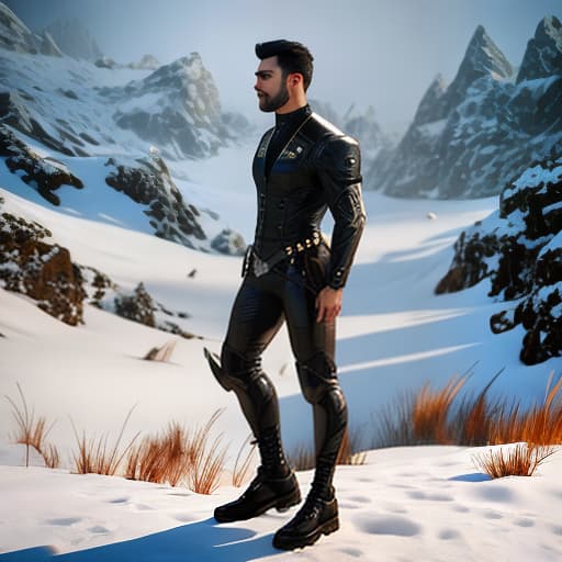  miguel hyperrealistic, full body, detailed clothing, highly detailed, cinematic lighting, stunningly beautiful, intricate, sharp focus, f/1. 8, 85mm, (centered image composition), (professionally color graded), ((bright soft diffused light)), volumetric fog, trending on instagram, trending on tumblr, HDR 4K, 8K