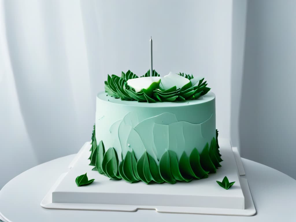  An ultradetailed, 8k resolution image of a delicate, intricately designed cake that seamlessly blends classical art elements like baroque patterns and motifs with modern, minimalist aesthetics. The cake is elegantly displayed on a simple, white platter, showcasing its artistic fusion of styles in a visually striking and inspiring manner. hyperrealistic, full body, detailed clothing, highly detailed, cinematic lighting, stunningly beautiful, intricate, sharp focus, f/1. 8, 85mm, (centered image composition), (professionally color graded), ((bright soft diffused light)), volumetric fog, trending on instagram, trending on tumblr, HDR 4K, 8K