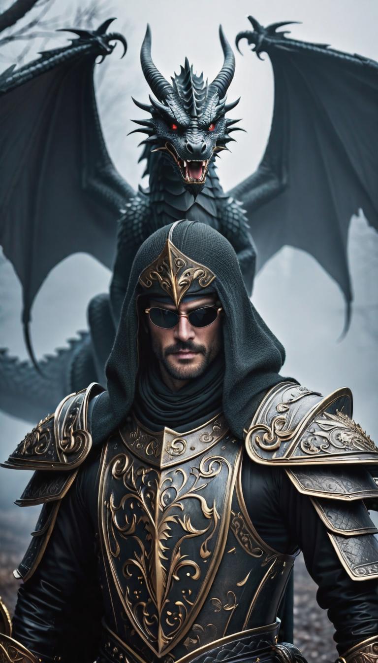  gothic style depiction of Medieval Dragon . dark, mysterious, haunting, dramatic, ornate, detailed, hyperrealistic, full body, detailed clothing, highly detailed, cinematic lighting, stunningly beautiful, intricate, sharp focus, f/1. 8, 85mm, (centered image composition), (professionally color graded), ((bright soft diffused light)), volumetric fog, trending on instagram, trending on tumblr, HDR 4K, 8K