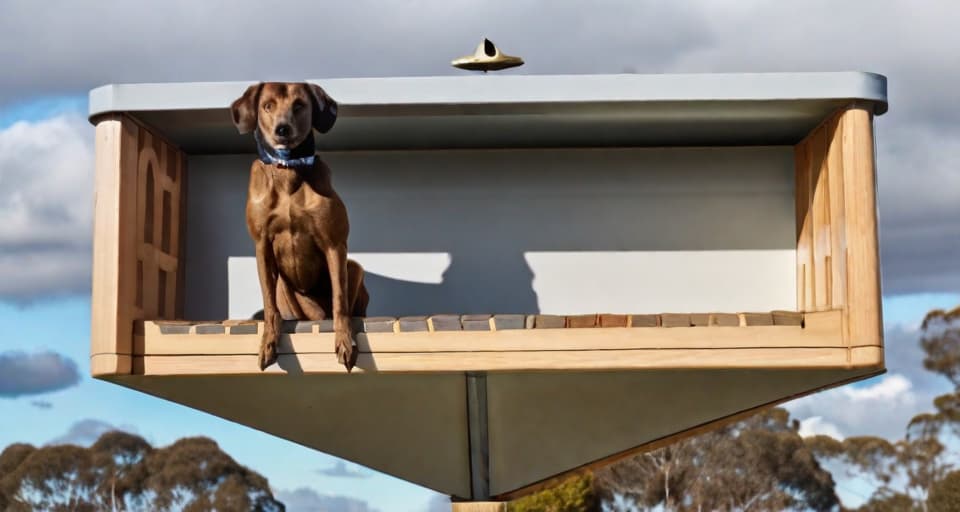  Dog on a tuckerbox