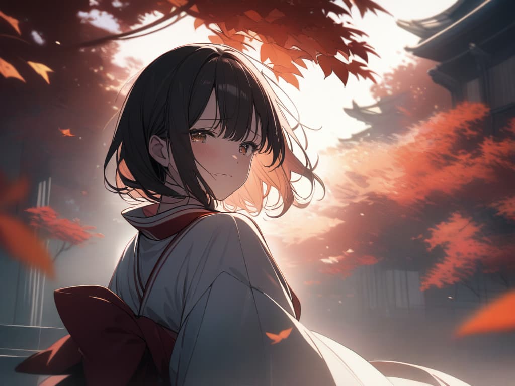  Momiji, autumn, autumn leaves, weddings, brides, tears, sad, kimono, turning, high quality, quality up, depictions of details. , Cinematic lighting, dynamic lighting, deep shadow, very detailed light, very detailed details, viewers, panoramic, masterpiece, best quality,8k,ultra detailed,high resolution,an extremely delicate and beautiful,hyper detail