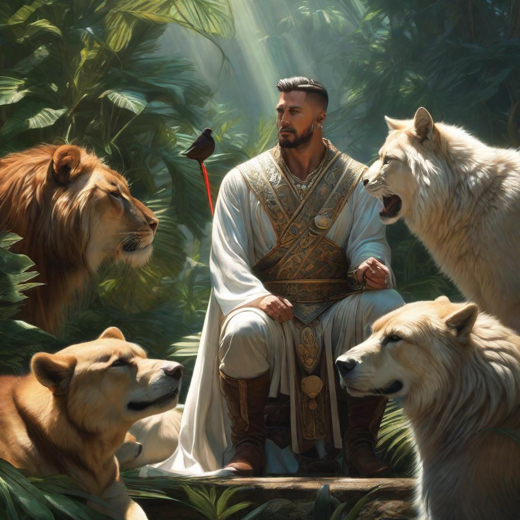  Cuáles son los animales que no subieron al arca de noe, realistic, portrait, art by donato giancola and greg rutkowski, realistic face, digital art, trending on artstation hyperrealistic, full body, detailed clothing, highly detailed, cinematic lighting, stunningly beautiful, intricate, sharp focus, f/1. 8, 85mm, (centered image composition), (professionally color graded), ((bright soft diffused light)), volumetric fog, trending on instagram, trending on tumblr, HDR 4K, 8K