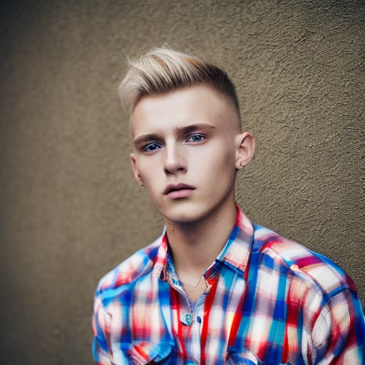 portrait+ style czech homosexual queer twink blonde very cute dude face