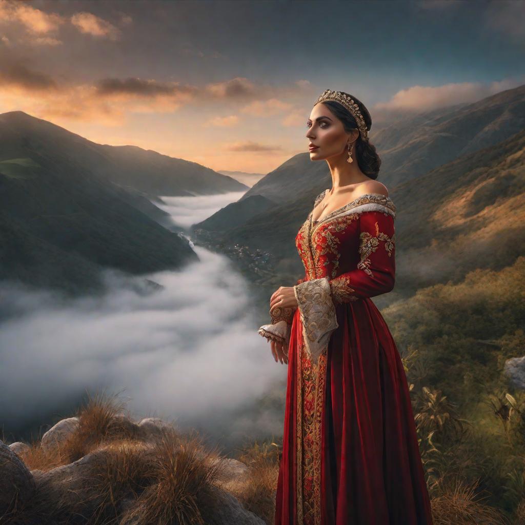  Como era maria magdalena? hyperrealistic, full body, detailed clothing, highly detailed, cinematic lighting, stunningly beautiful, intricate, sharp focus, f/1. 8, 85mm, (centered image composition), (professionally color graded), ((bright soft diffused light)), volumetric fog, trending on instagram, trending on tumblr, HDR 4K, 8K