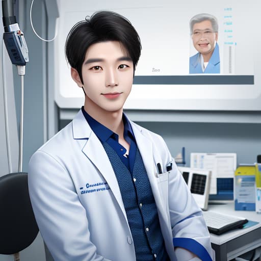  Male anesthesiologist, Han nationality, handsome, sunny,