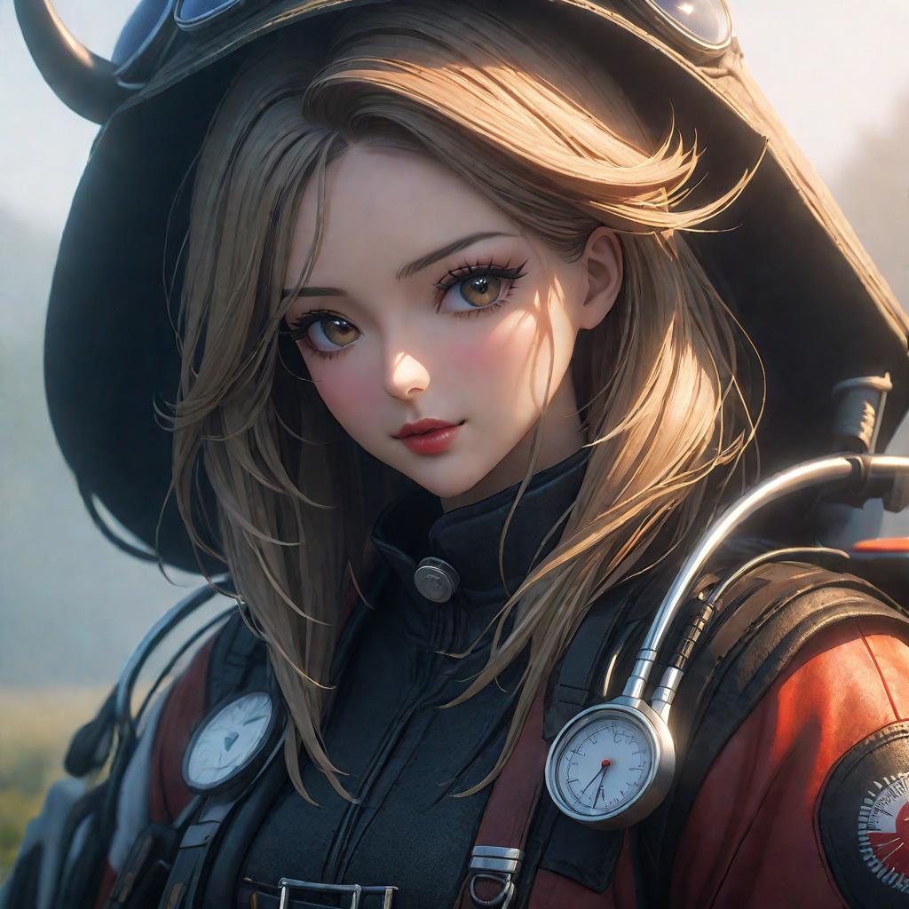  generate a ((female)) close up portrait avatar with personality character presenting beast,biker,doctor,farmer hyperrealistic, full body, detailed clothing, highly detailed, cinematic lighting, stunningly beautiful, intricate, sharp focus, f/1. 8, 85mm, (centered image composition), (professionally color graded), ((bright soft diffused light)), volumetric fog, trending on instagram, trending on tumblr, HDR 4K, 8K