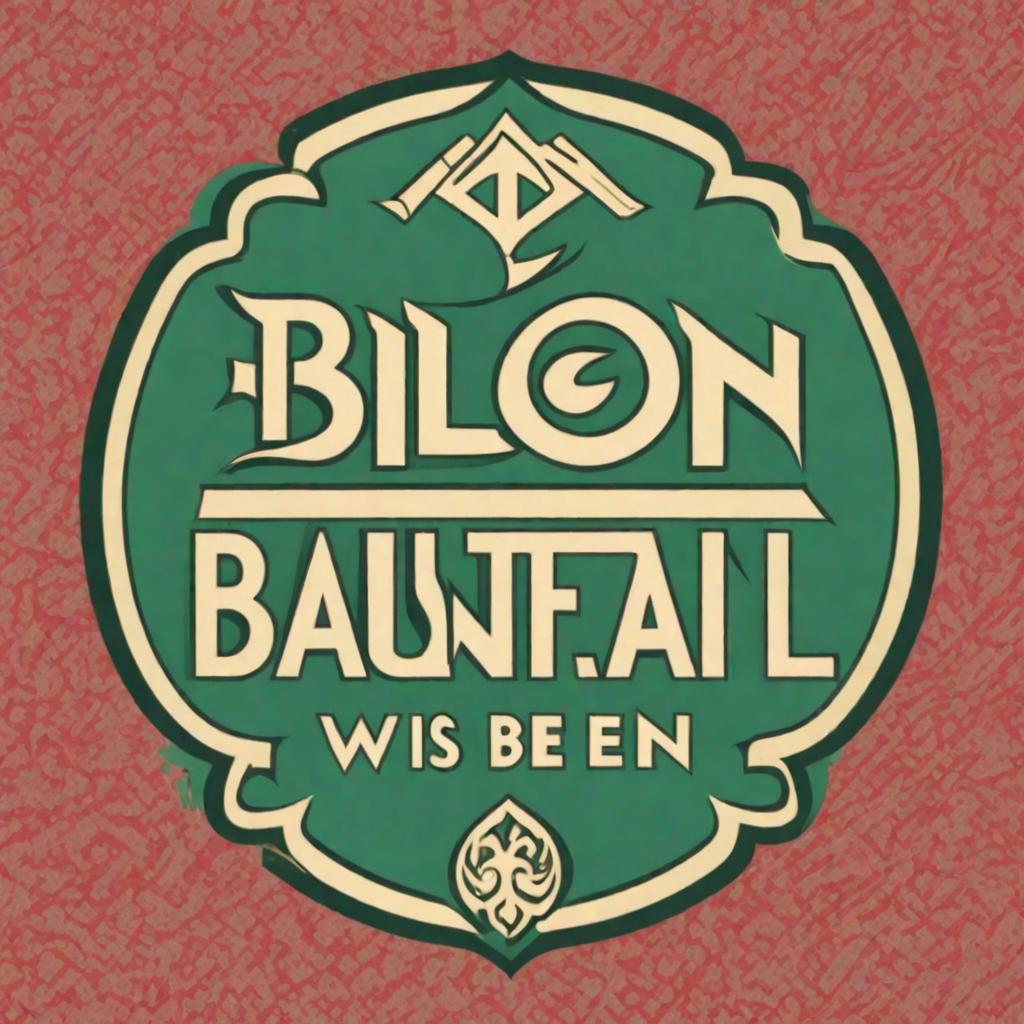  Bilcon Company Oriental Wappen Logo with Slogan : Wir Bauen Es