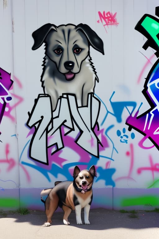  Graffiti dog