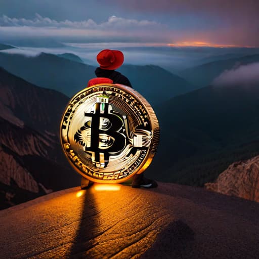  Bitcoin Price Peak Projection: September-October 2023 hyperrealistic, full body, detailed clothing, highly detailed, cinematic lighting, stunningly beautiful, intricate, sharp focus, f/1. 8, 85mm, (centered image composition), (professionally color graded), ((bright soft diffused light)), volumetric fog, trending on instagram, trending on tumblr, HDR 4K, 8K