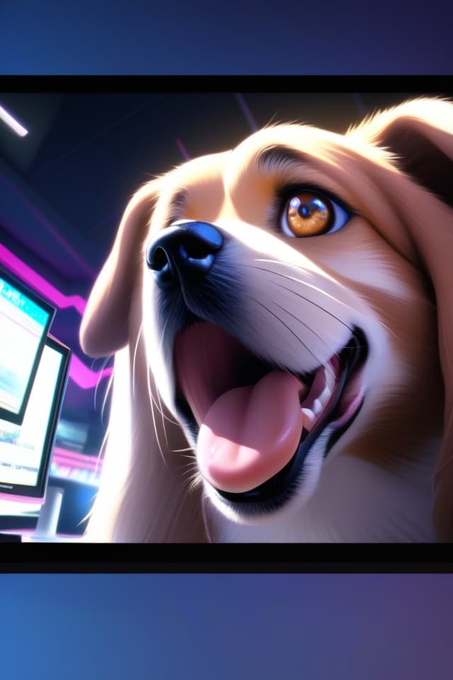  ((holding 🎮:1.4、girl play game、accurate hands))、(((droopin dog ears、lop beagle's ears)))、anthropomorphic furry beagle girl、narrow eyes、tongue out blush smiling:1.4、long hair、dutch angle、neon lighting、in Internet cafe、best quality:1.4、masterpiece:1.4、ultra detailed texture、RAW photorealistic:1.4、absurd resolution、8K illustration、💩、💩 hyperrealistic, full body, detailed clothing, highly detailed, cinematic lighting, stunningly beautiful, intricate, sharp focus, f/1. 8, 85mm, (centered image composition), (professionally color graded), ((bright soft diffused light)), volumetric fog, trending on instagram, trending on tumblr, HDR 4K, 8K