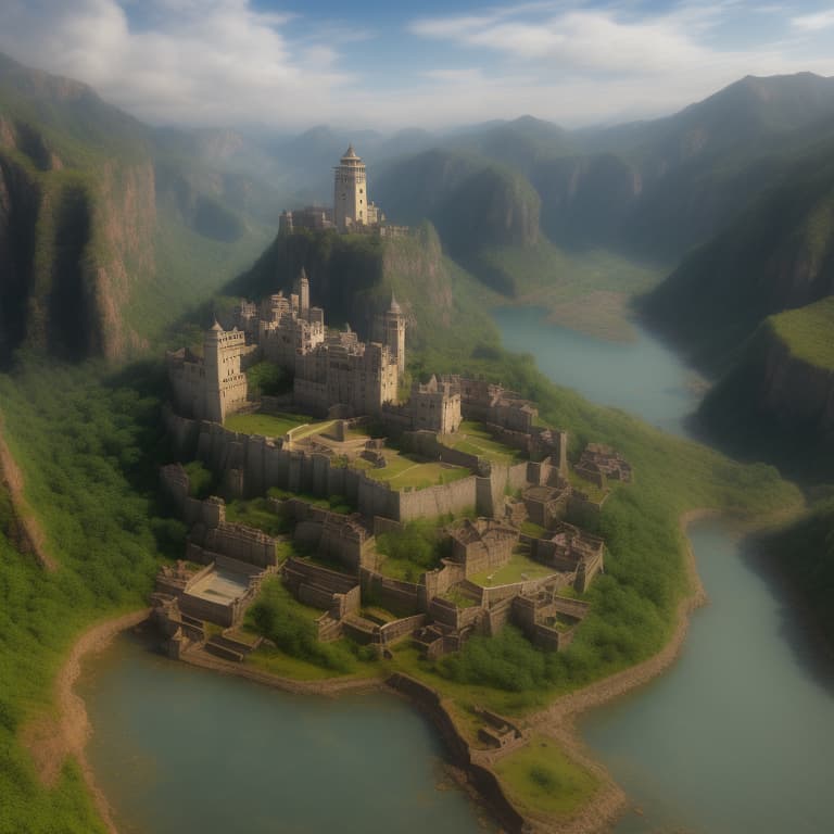  <lora:qrmonsterv3:1> qrcode, RAW photo of an Indian castle surrounded by water and nature, village, volumetric lighting, photorealistic, insanely detailed and intricate, Fantasy, epic cinematic shot, trending on ArtStation, mountains, 8k ultra hd, magical, mystical, matte painting, bright sunny day, flowers, massive cliffs, Sweeper3D
